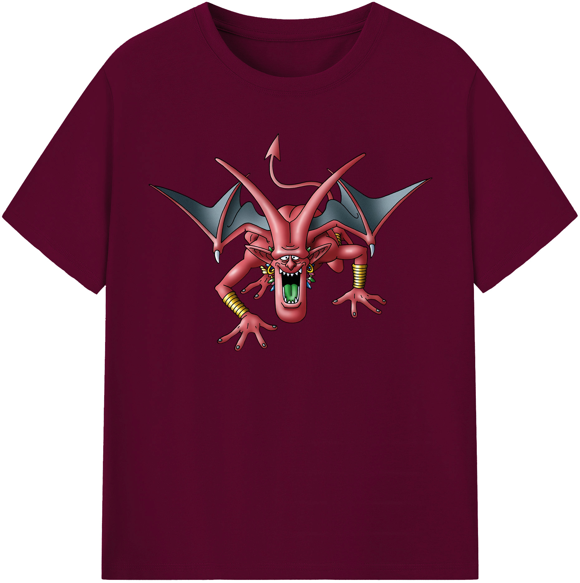 （画像用） ドラゴンクエスト Doragon Kuesuto Dragon Quest レディースカジュアルプリントTシャツ（綿100％）